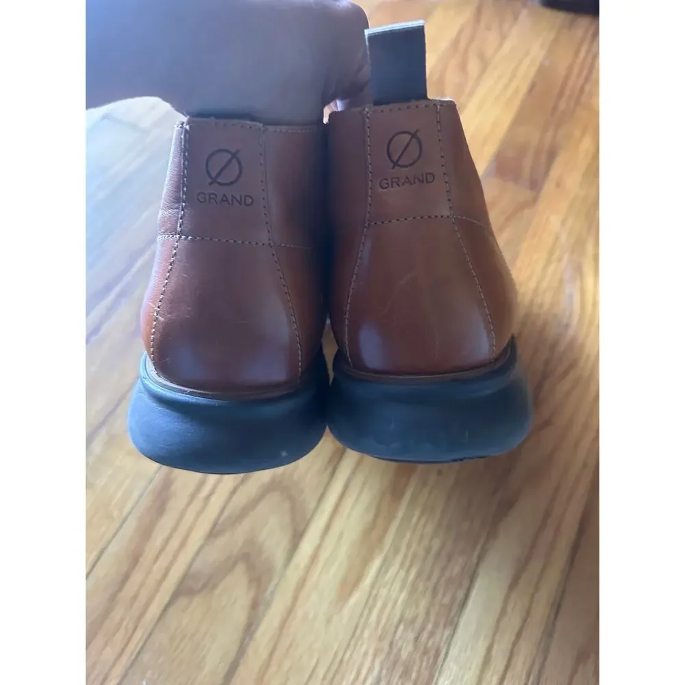 Cole Haan Zerogrand Chukka Boots Brown Leather Men’s 11.5M Lightweight